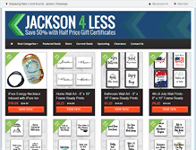 Tablet Screenshot of jackson4less.com